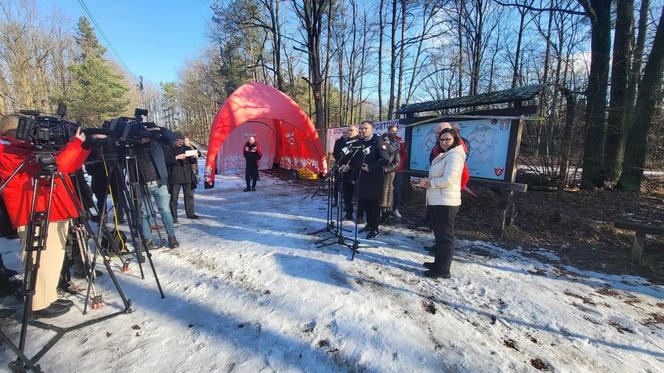 Trasy narciarskie Siedlce - konferencja ministra sportu i turystyki 