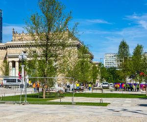 Plac Centralny Warszawa, sierpień 2025