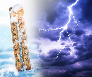 Pogoda oszalała. Burze i mróz to nie wszystko!