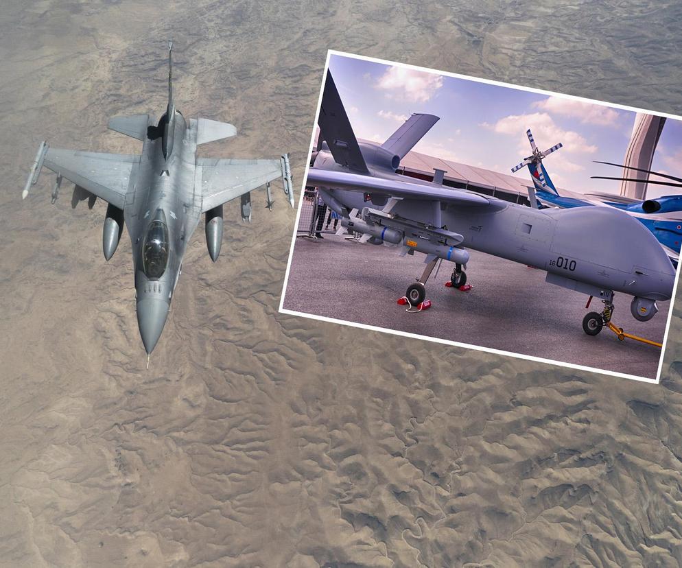 Amerykański F-16 zestrzelił tureckiego drona