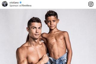 Cristiano Ronaldo - syn poszedł w ślady ojca. Niesamowite wideo z boiska!