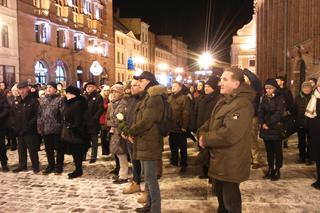 Wiec przeciwko przemocy i nienawiści w Toruniu