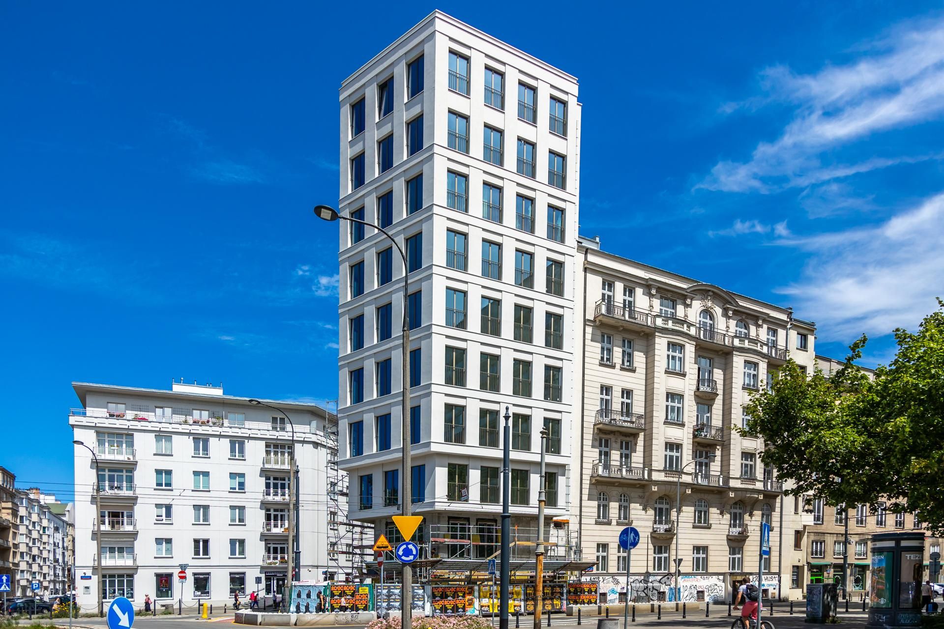 Dawny „szkieletor” przy placu Politechniki 4 w Warszawie