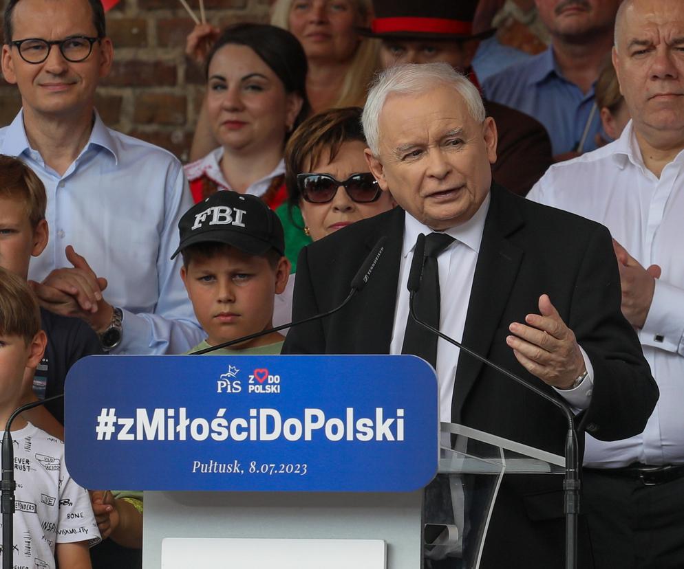 Jarosław Kaczyński w Pułtusku: Cele zrealizowane, ale przed nami jeszcze wiele do zrobienia