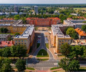 Osiedle A w Tychach i plac świętej Anny