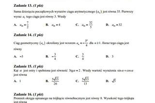 Poprawkowa Matura z matematyki 2014 /6