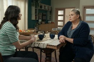 Barwy szczęścia, odcinek 3184. Weronika (Maria Świłpa), Aldona (Elżbieta Romanowska)