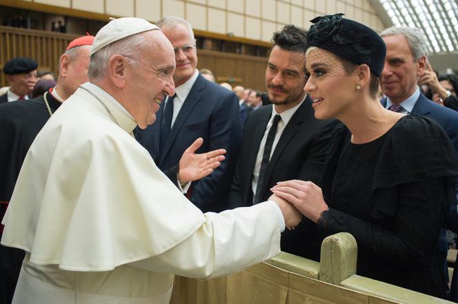 Katy Perry i Orlando Bloom spotkali się z papieżem Franciszkiem