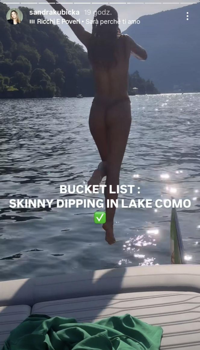 Sandra Kubicka na włoskich wakacjach