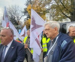 Protest taksówkarzy w Warszawie 16.10.2025