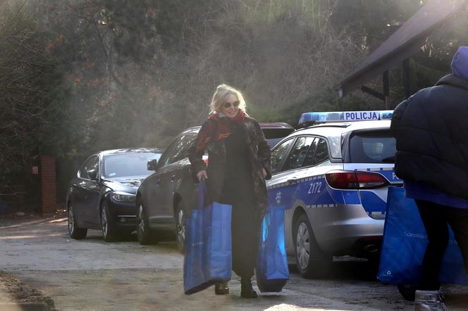 Sylwia Wysocka z komornikiem do bylego