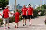 Michał Pazdan, Krzysztof Mączyński, spacer, La Baule, Euro 2016