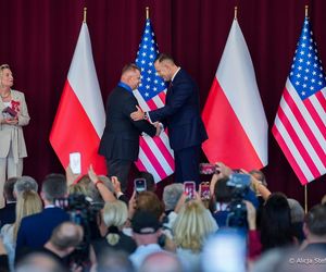 Prezydent Karol Nawrocki i pierwsza dama w Amerykańskiej Częstochowie