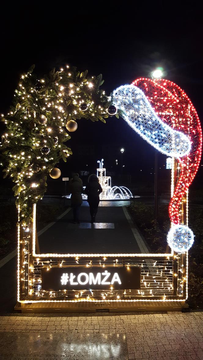 Świąteczne iluminacje w Łomży