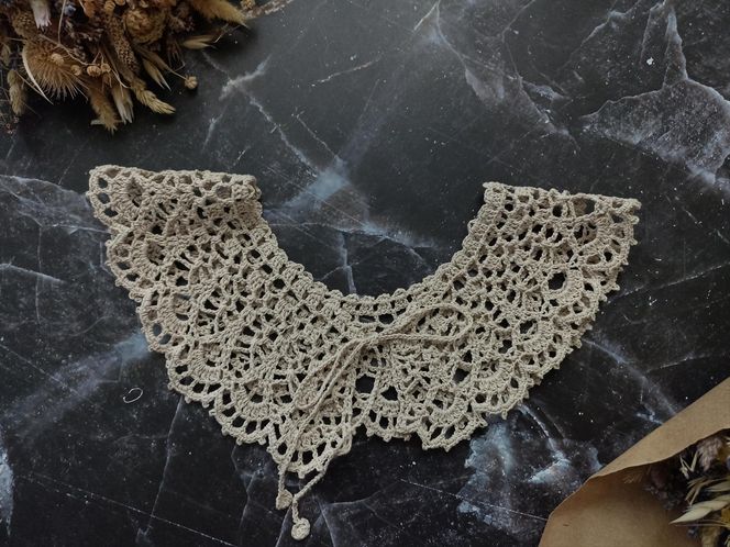 Kołnierzyki na szydełku, piękne wzory