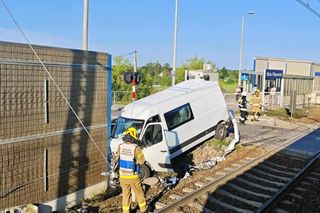 Wypadek na przejeździe kolejowym w Woli Filipowskiej