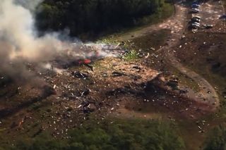 Potężny wybuch w fabryce amunicji! Są ofiary śmiertelne. Myślałem, że mój dom się zawalił.