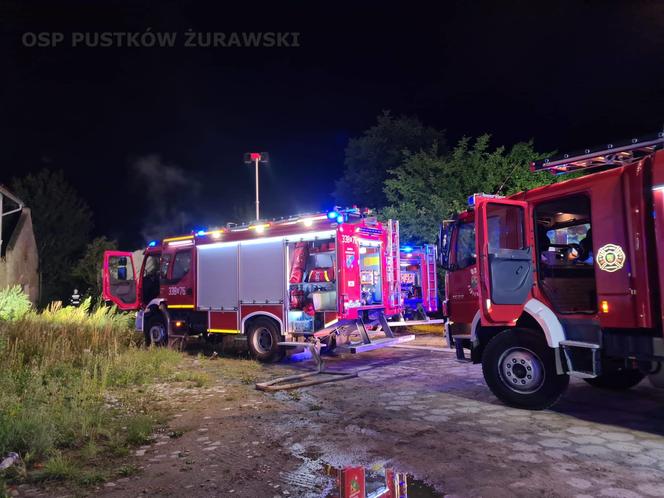 Pożar Cieszyce pod Wrocławiem