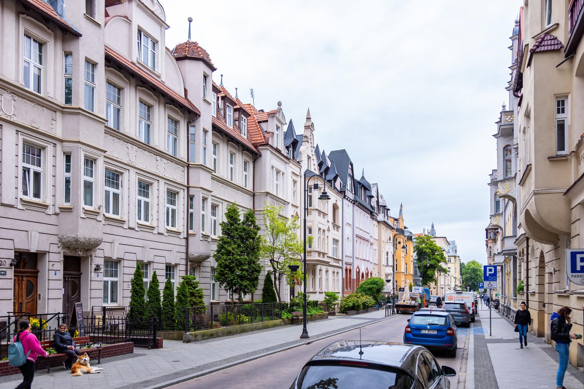 Kamienice przy ulicy Cieszkowskiego w Bydgoszczy