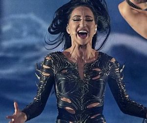 Justyna Steczkowska -  miny Justyny Steczkowskiej na Eurowizji