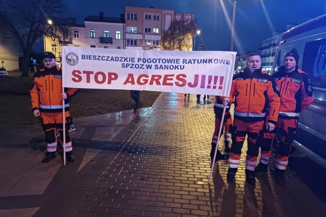 Marsz Milczenia „Stop Agresji” w Siedlcach.