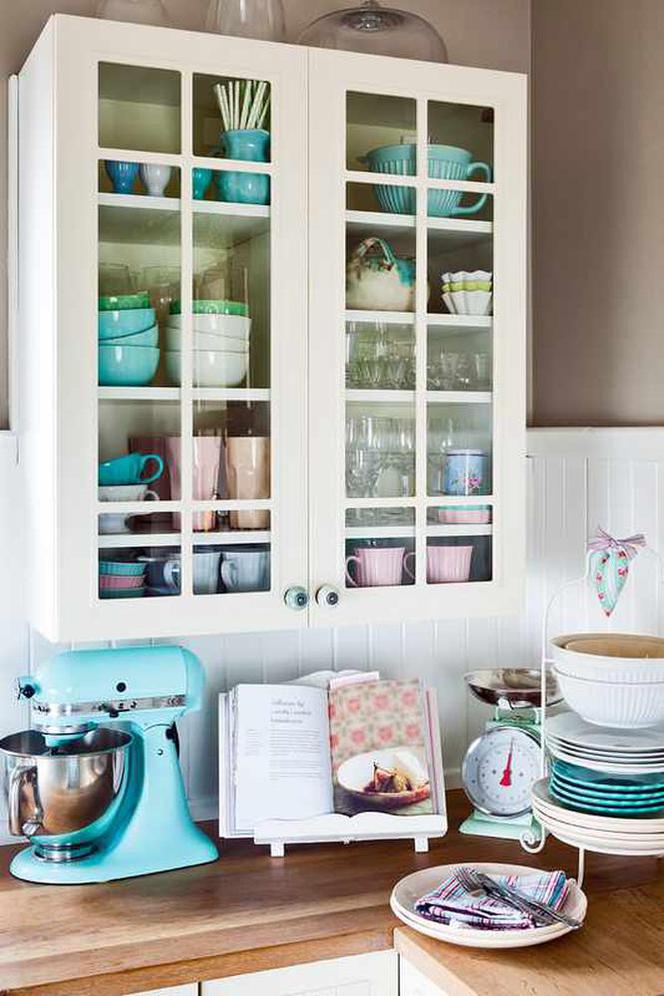 Miętowy dom. Piękne wnętrza domu