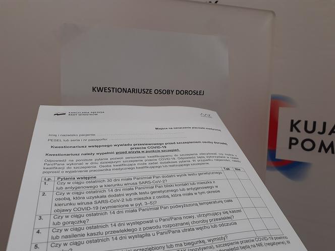 Akcja szczepienia w Urzędzie Marszałkowskim w Toruniu