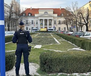 Akcja policji w centrum Warszawy