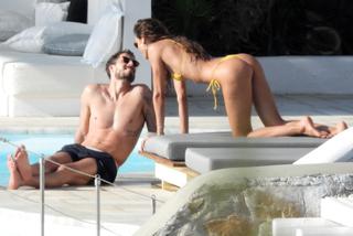 Kevin Trapp z Izabel Goulart na Mykonosie