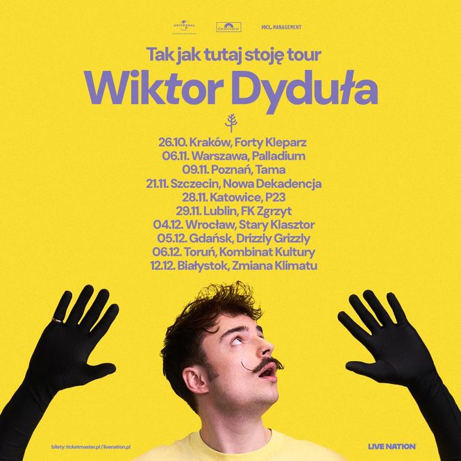 Wiktor Dyduła rusza w drugą, autorską trasę. Gdzie zagra artysta?