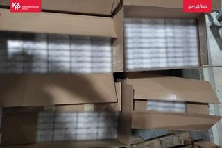 Magazyn z nielegalnymi papierosami