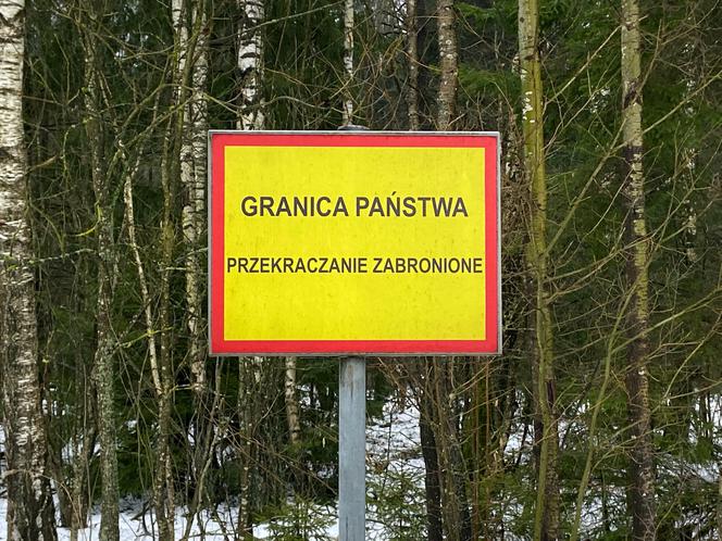 Premier Morawiecki przy granicy polsko-białoruskiej