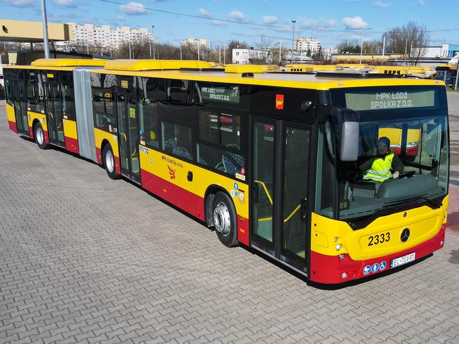 Nowe mercedesy MPK kursują już po Łodzi