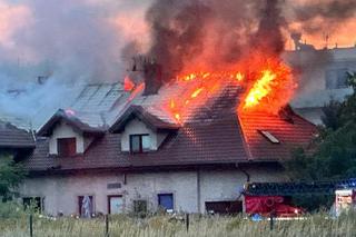 Pożar sali weselnej w Pruszkowie