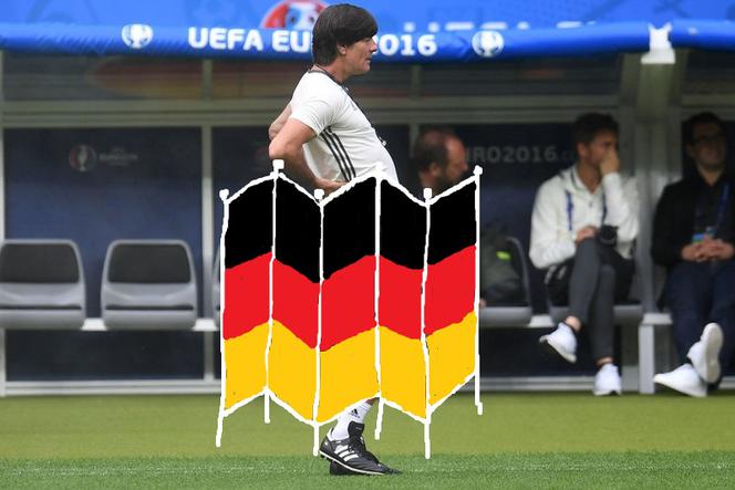 Joachim Loew za parawanem