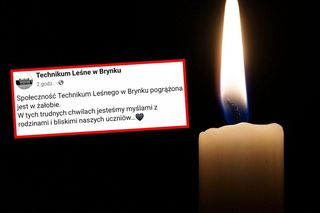 Cała szkoła płacze po stracie uczniów. Kondolencje płyną do Technikum w Brynku