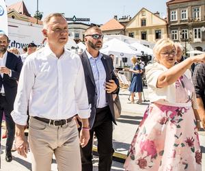 Andrzej Duda z niezapowiedzianą wizytą w Bochni