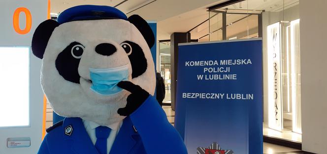 Policja i sanepid przestrzegali i informowali mieszkańców Lublina o obowiązku noszenia maseczek