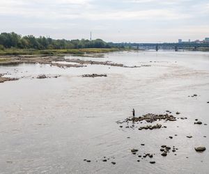 Wisła w Warszawie 27 sierpnia 2025 rano