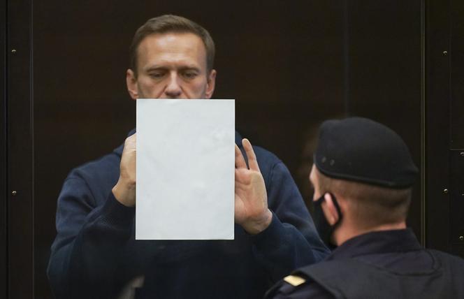 Aleksiej Nawalny w sądzie