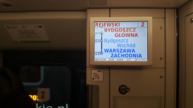 Pociąg "Rejewski" ruszył z Bydgoszczy do Warszawy