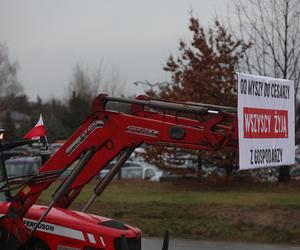 Protest rolników w Pyrzowicach