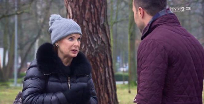 Barwy szczęścia odc. 1842  Sebastian (Kacper Krupski), Eliza (Danuta Kowalska)