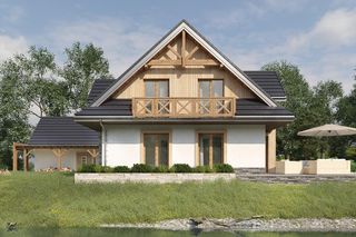 Tradycyjna architektura z nowoczesnymi dodatkami