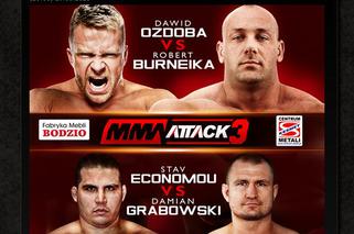 MMA Attack 3: WAŻENIE - Robert Burneika góruje nad Dawidem Ozdobą WIDEO