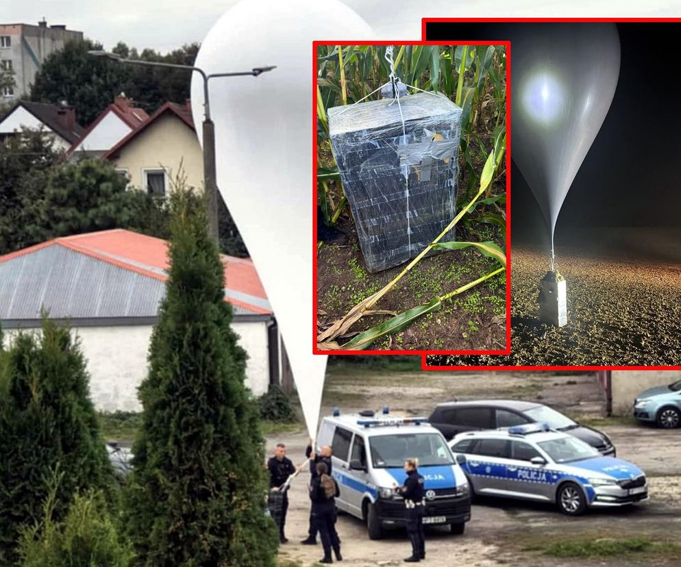 Tajemnicze balony spadły na Warmii i Mazurach. Nowa metoda przestępców