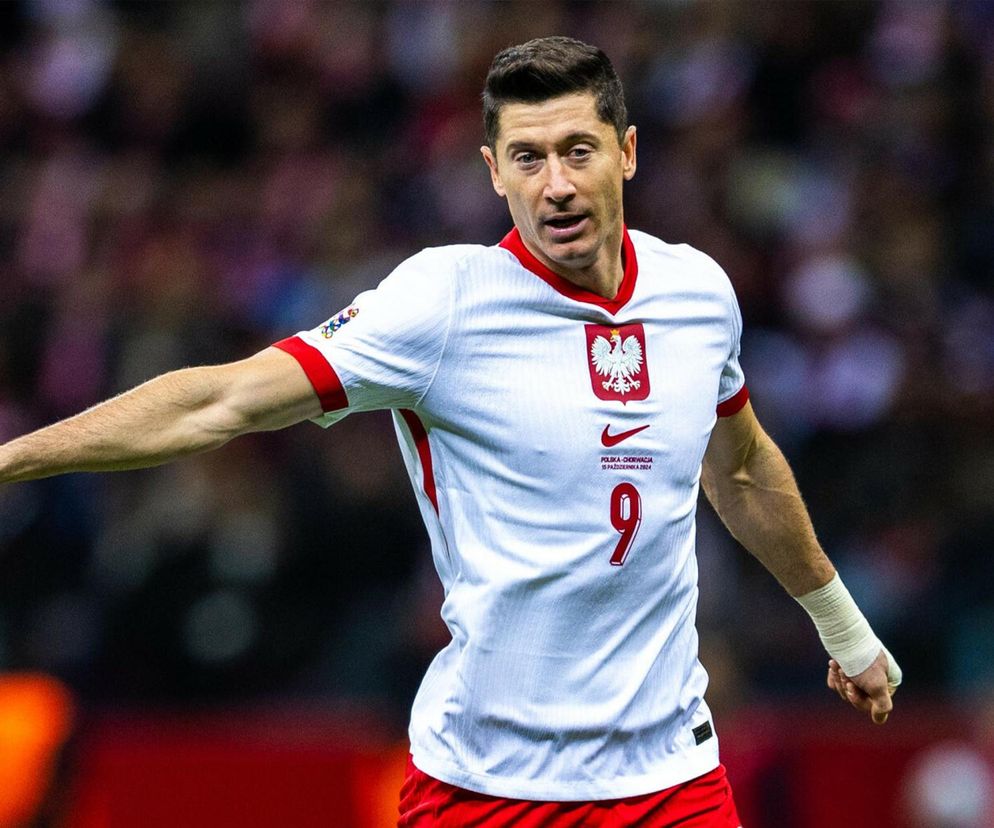 Robert Lewandowski  / Reprezentacja Polski / Mecz Polska