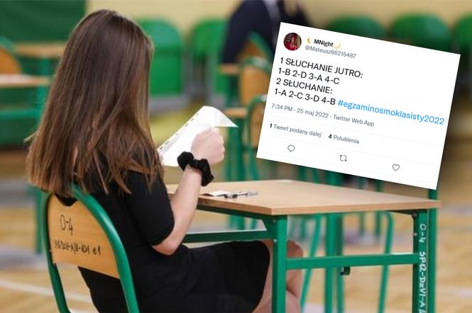 Egzamin ósmoklasisty 2022 angielski. Przecieki z języka angielskiego hulają po Twitterze! To odpowiedzi do słuchania 