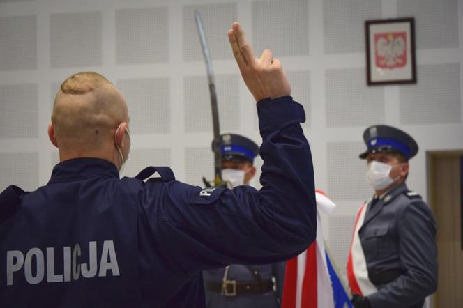 Nowi policjanci złożyli ślubowanie w Rzeszowie [ZDJĘCIA]