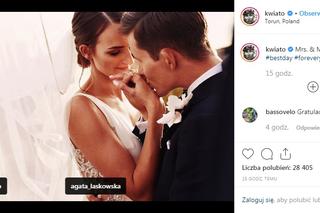 Michał Kwiatkowski wreszcie wziął ślub. Jego śliczna żona wyglądała OBŁĘDNIE [ZDJĘCIA]